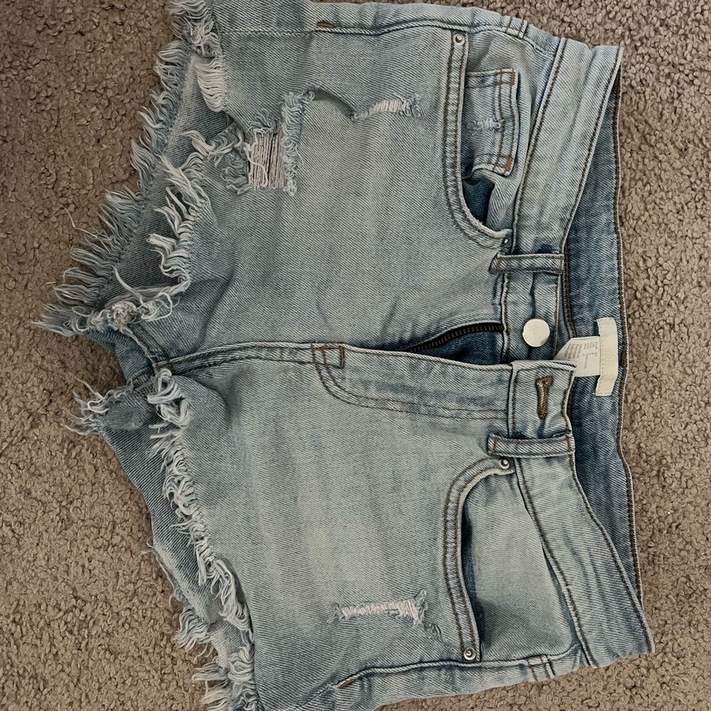 denim shorts
